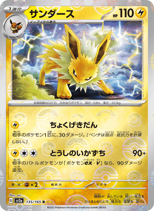 サンダース printed card
