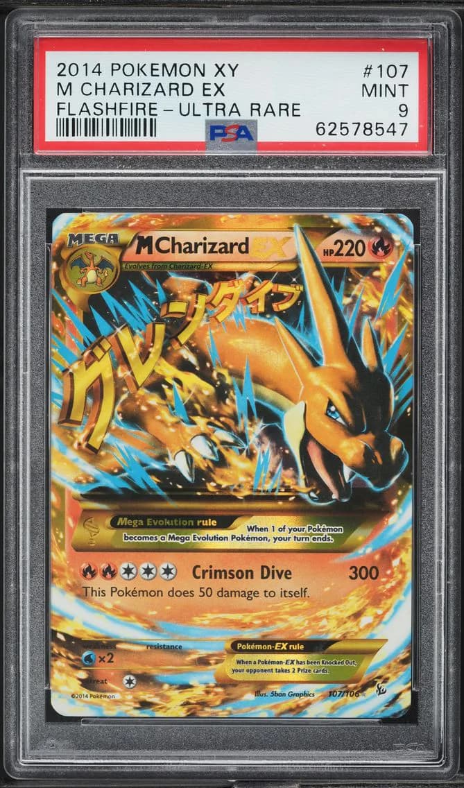 M Charizard-EX slab