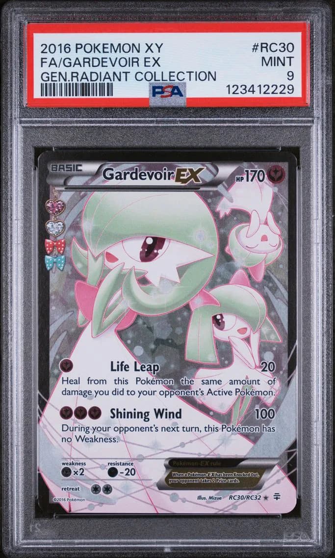 2016 #RC30 Full Art/Gardevoir EX PSA 9 XY Generations Radiant Collection Pokemon