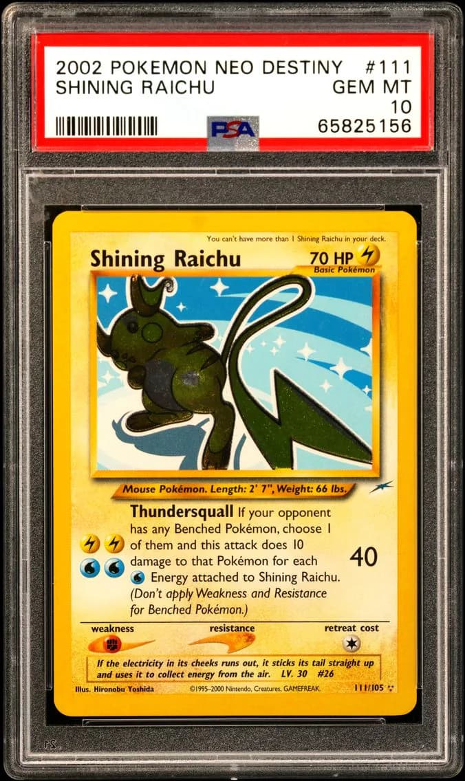 Shining Raichu slab