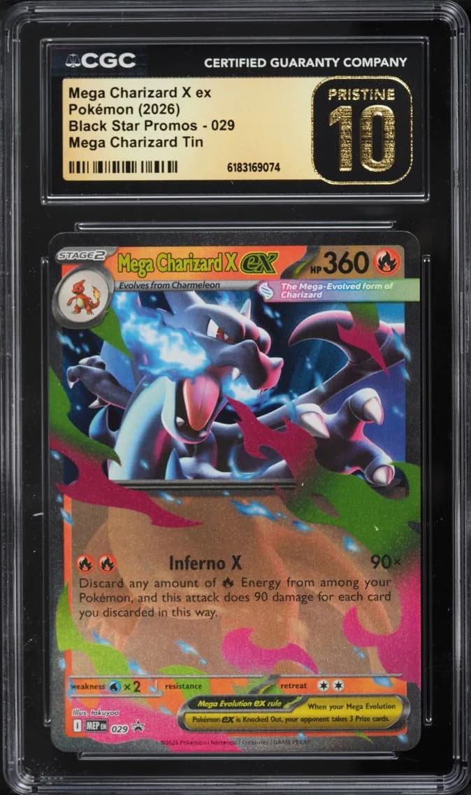 Mega Charizard X ex slab