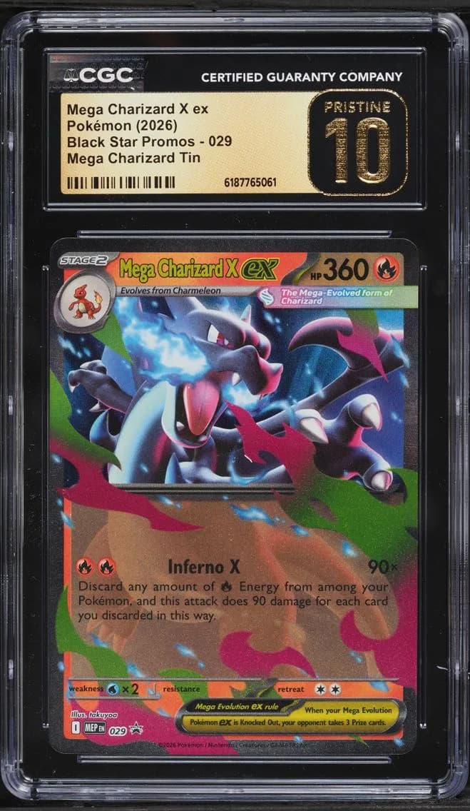Mega Charizard X ex slab