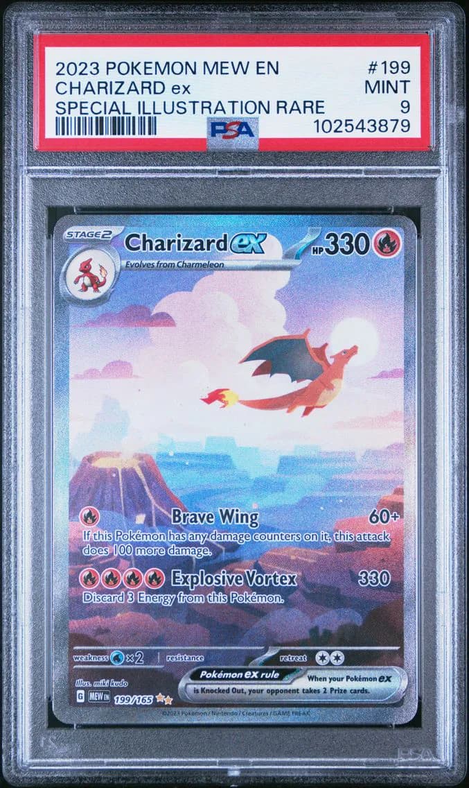 Charizard ex slab