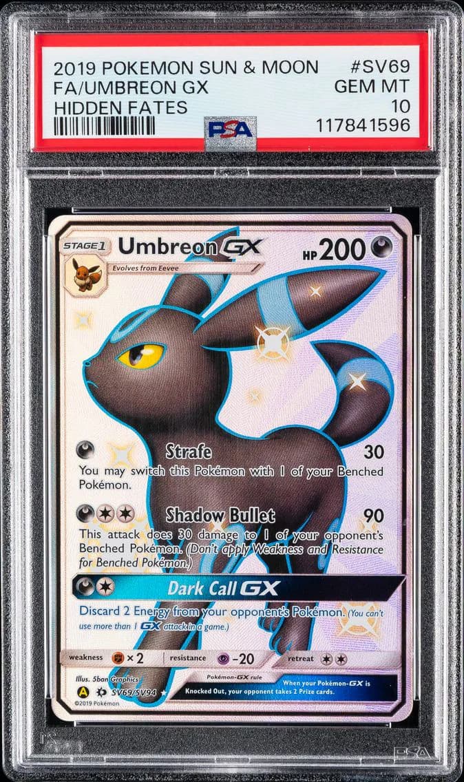 Umbreon-GX slab