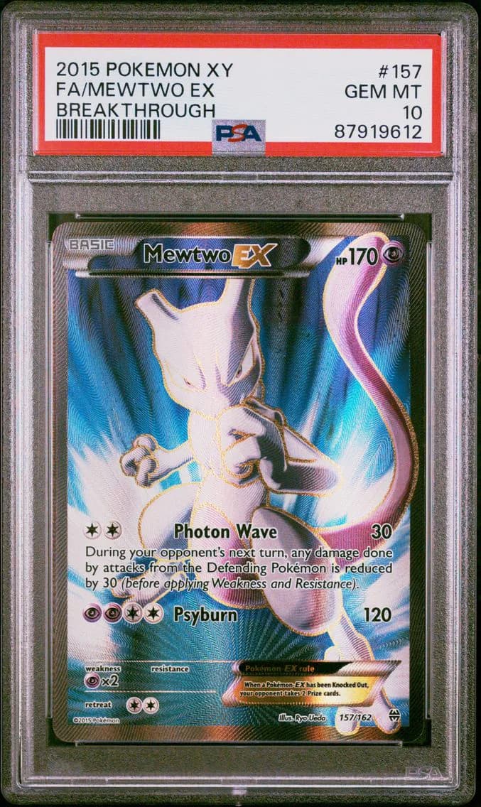 Mewtwo-EX slab