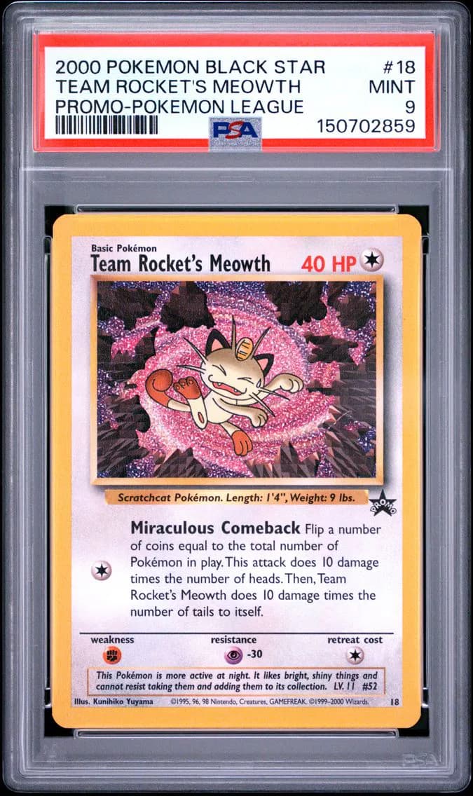 Team Rocket's Meowth slab
