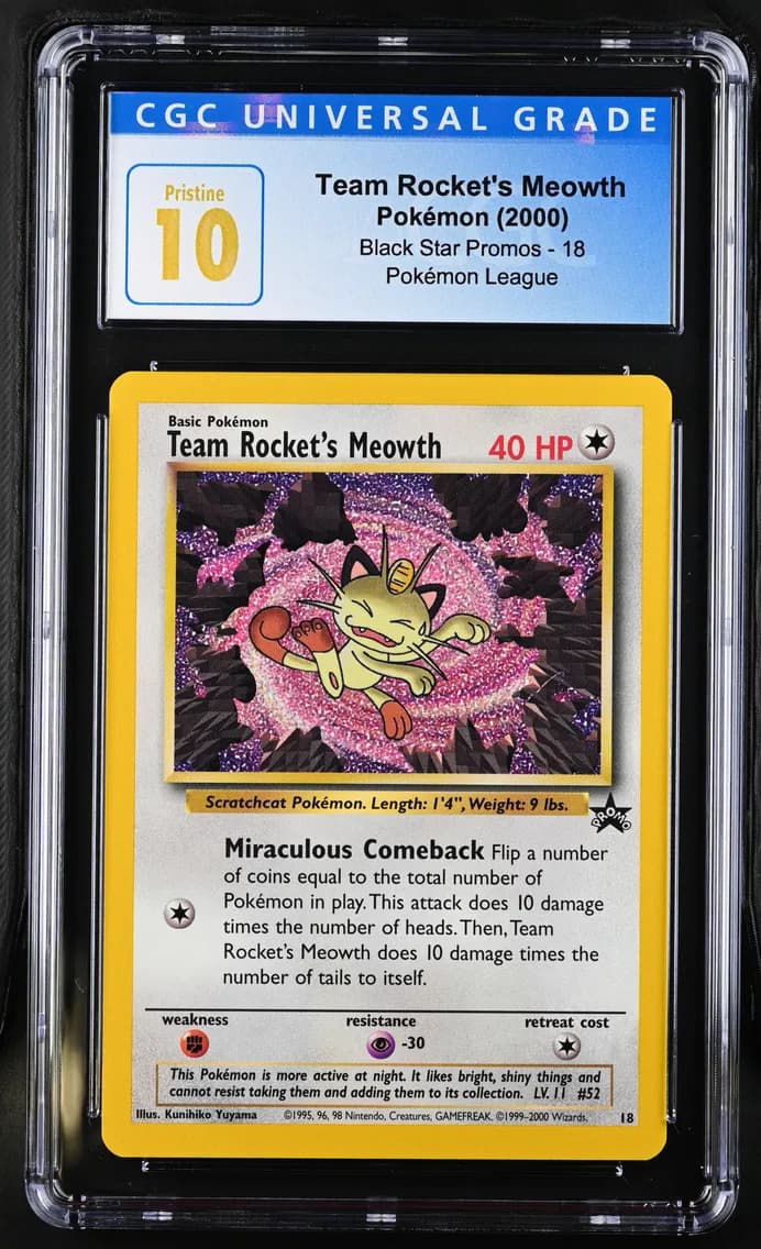 Team Rocket's Meowth slab