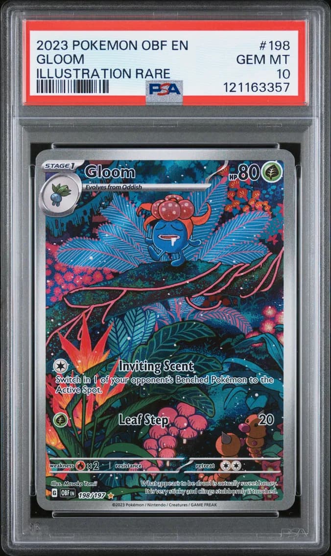 2023 #198 Gloom PSA 10 Obf EN-Obsidian Flames