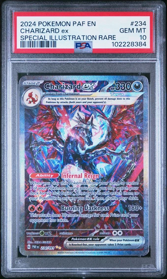 Charizard ex slab