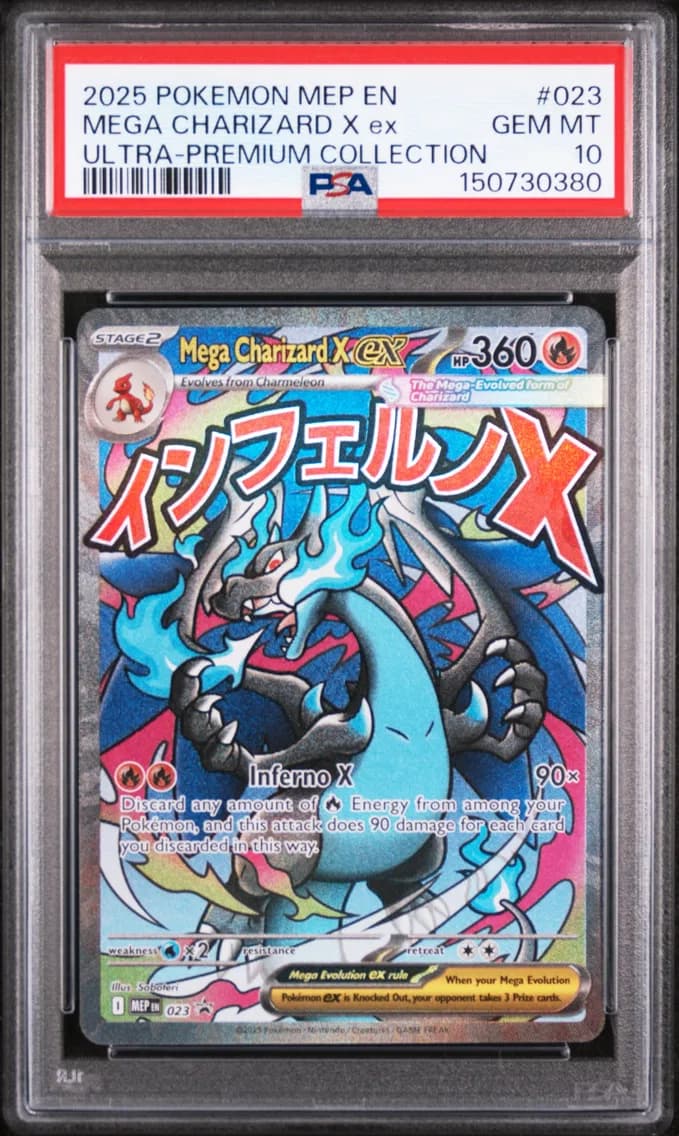 Mega Charizard X ex slab