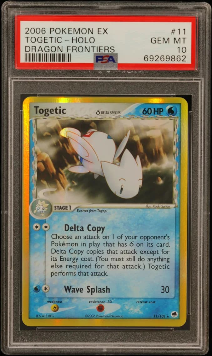 2006 #11 Togetic-Holo PSA 10 EX Dragon Frontiers
