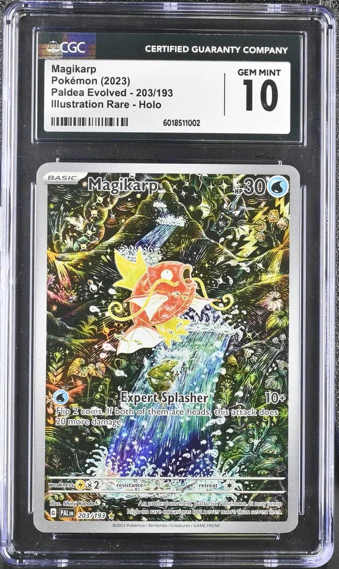 2023 #203 Magikarp CGC 10 Paldea Evolved - PAL EN - English