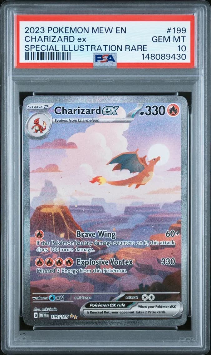 Charizard ex slab