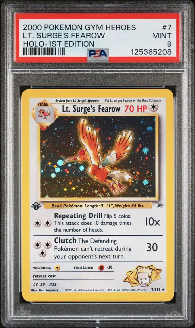 Lt. Surge's Fearow slab