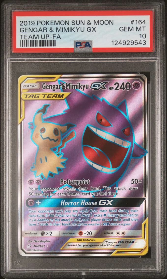 Gengar & Mimikyu-GX slab