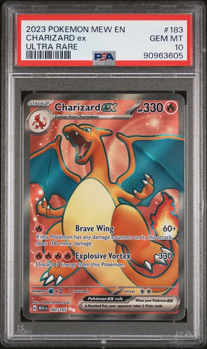 Charizard ex slab