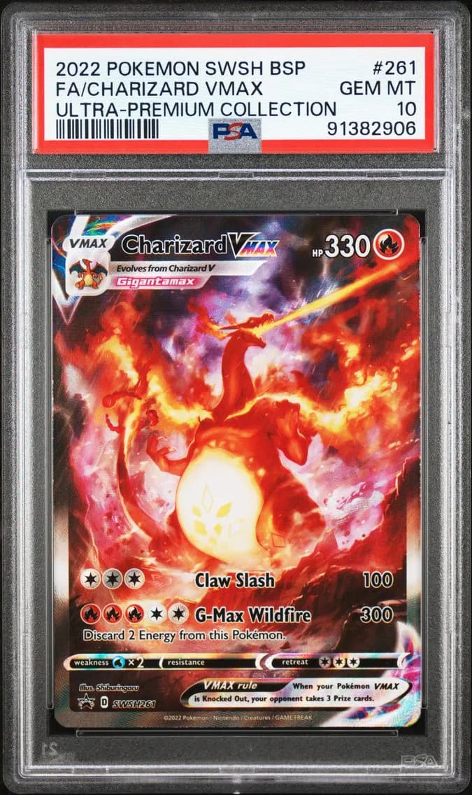 Charizard VMAX slab