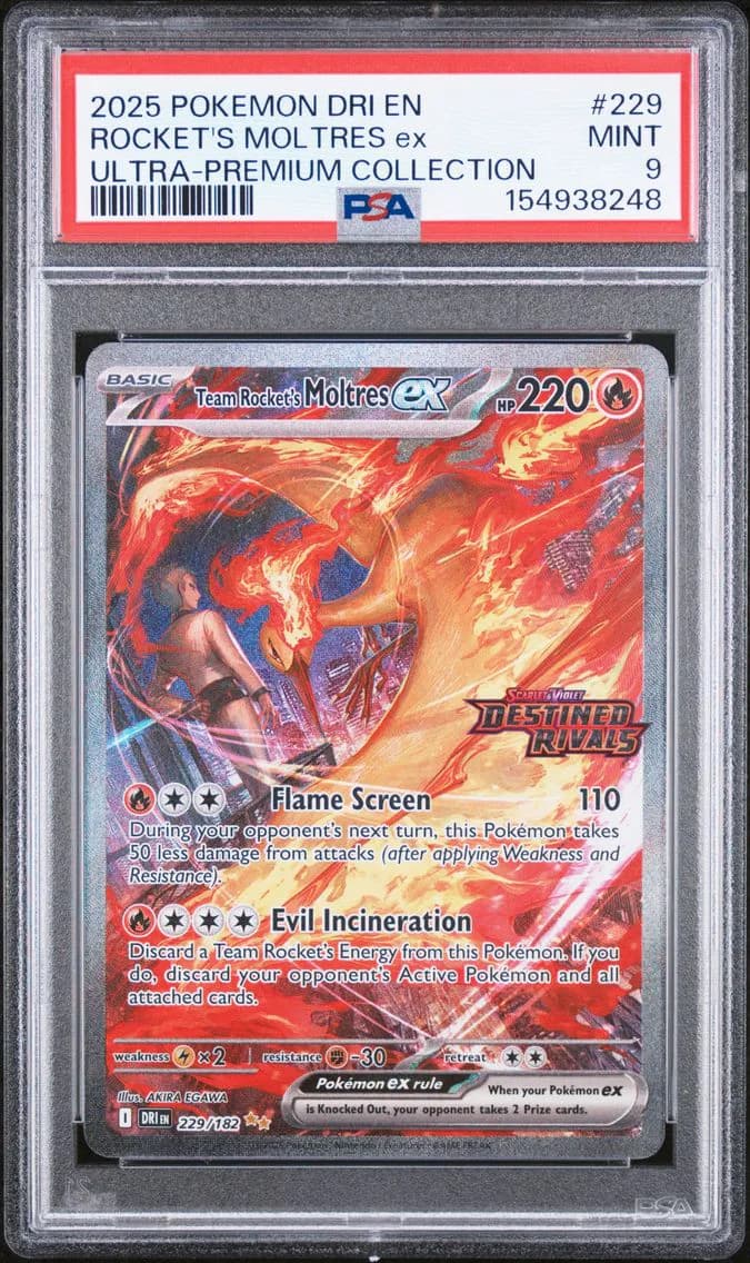 Team Rocket's Moltres ex slab