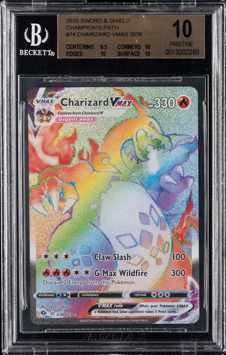 Charizard VMAX slab