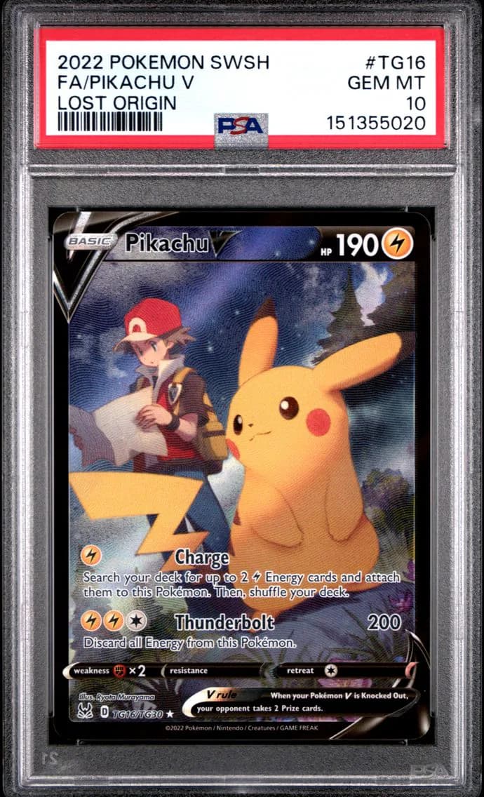 Pikachu V slab