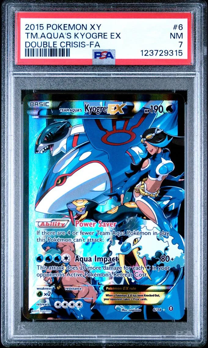 Team Aqua's Kyogre-EX slab