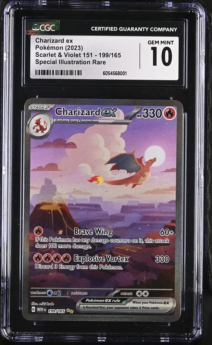 Charizard ex slab