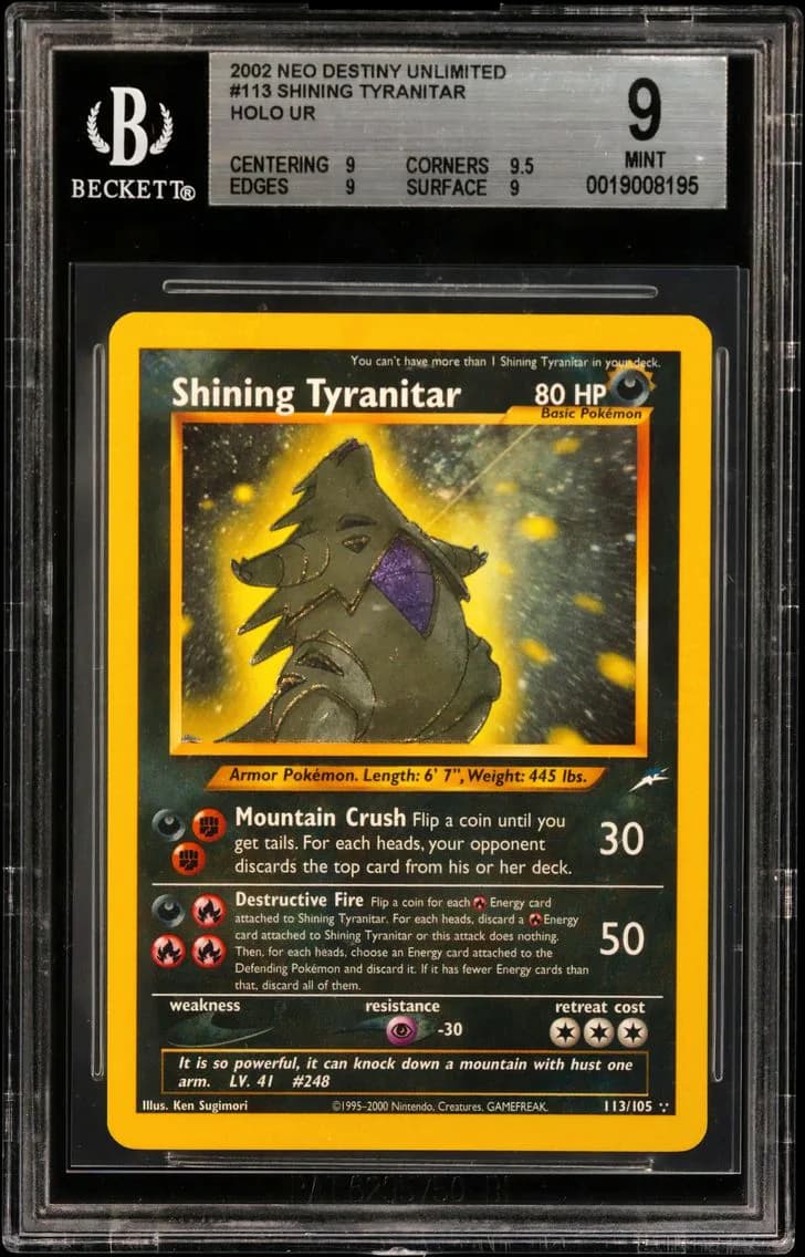 Shining Tyranitar slab