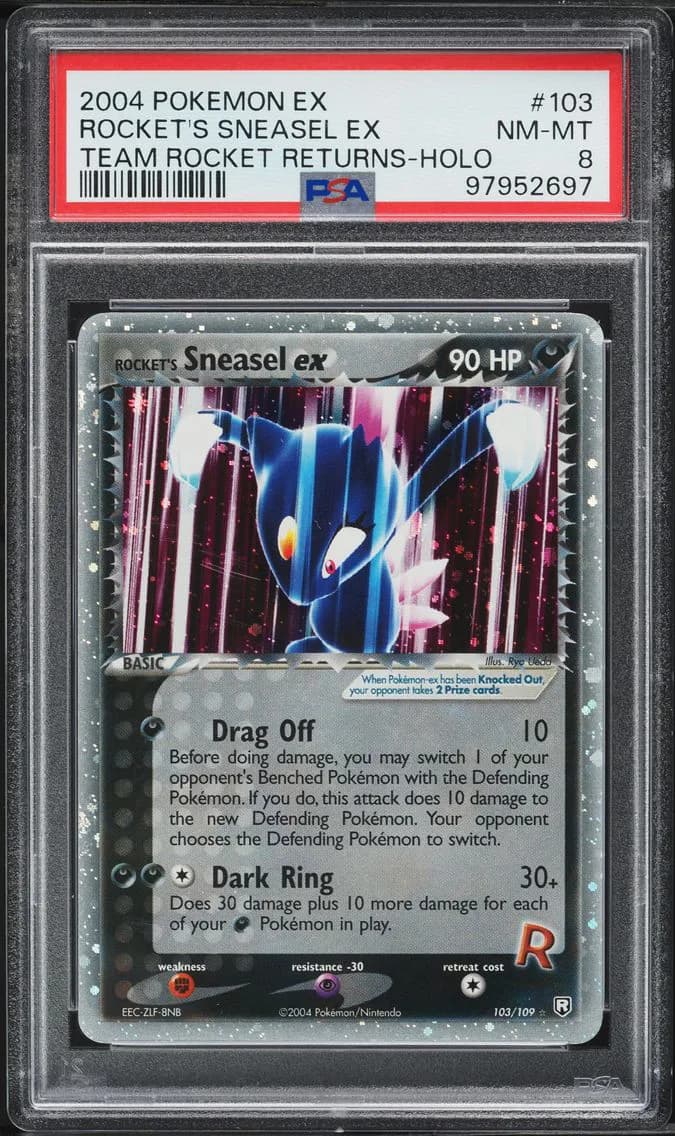 Rocket's Sneasel ex slab