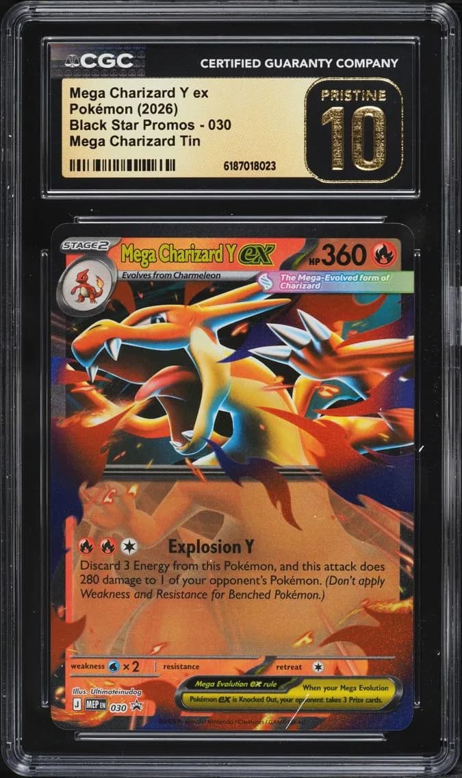 Mega Charizard Y ex slab