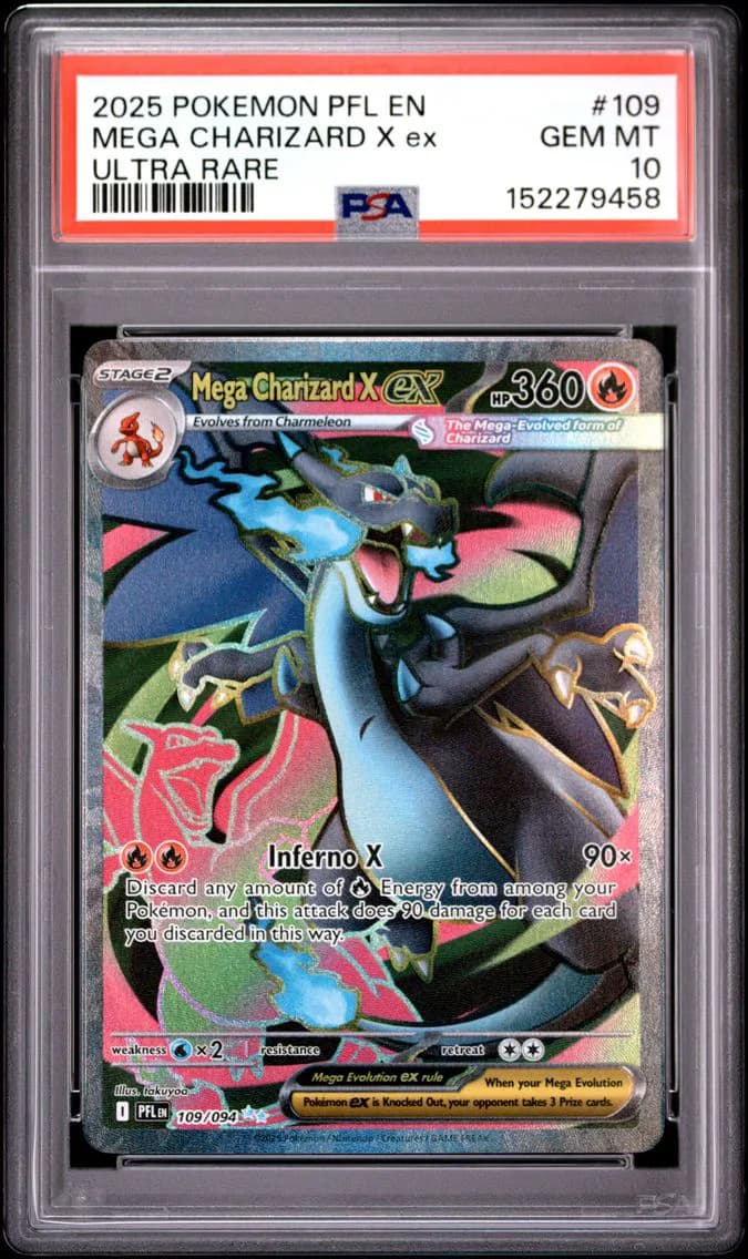 Mega Charizard X ex slab