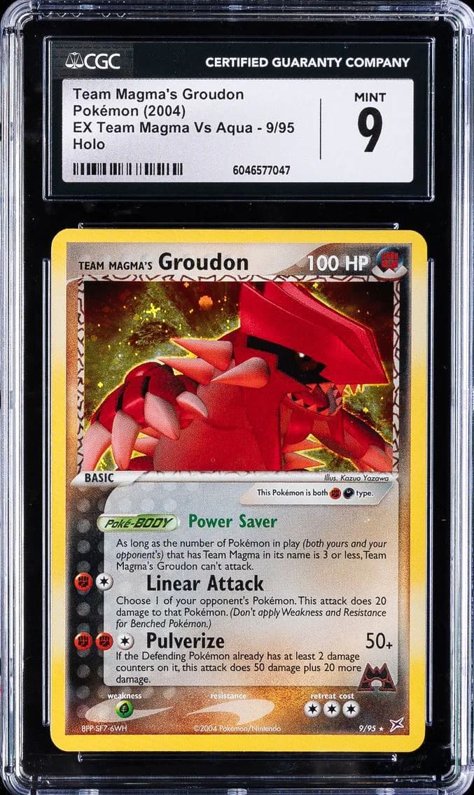 Team Magma's Groudon slab