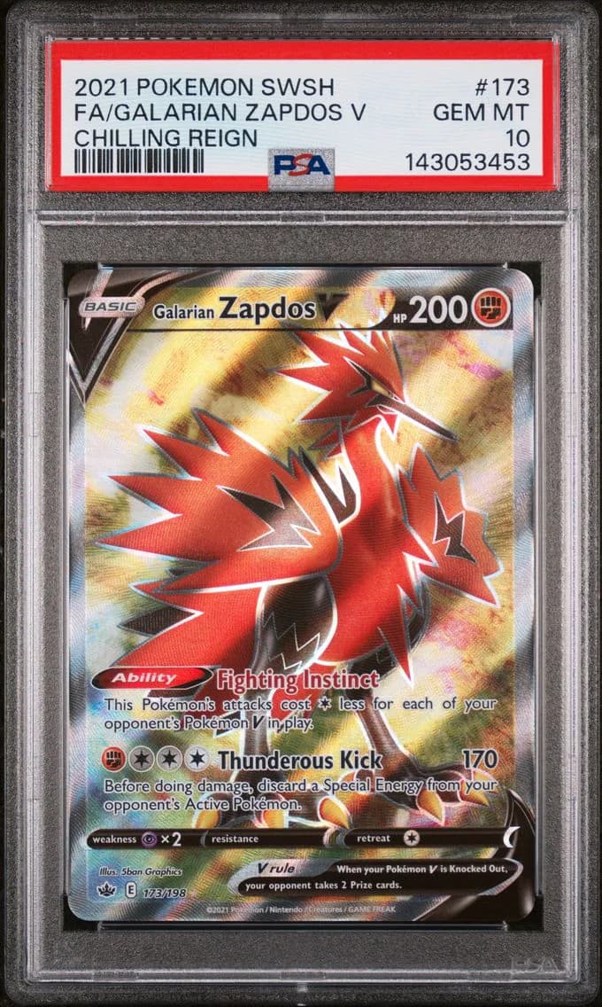 Galarian Zapdos V slab