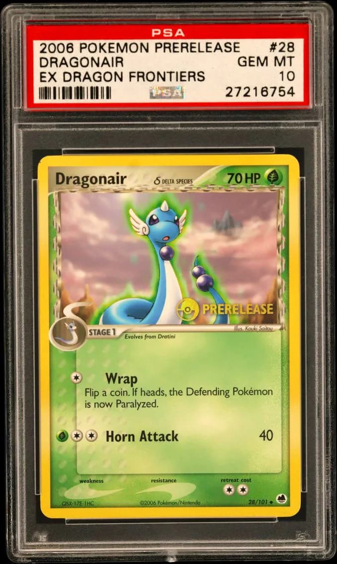 2006 #28 Dragonair PSA 10 EX Dragon Frontiers