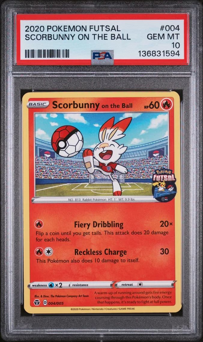 Scorbunny on the Ball slab