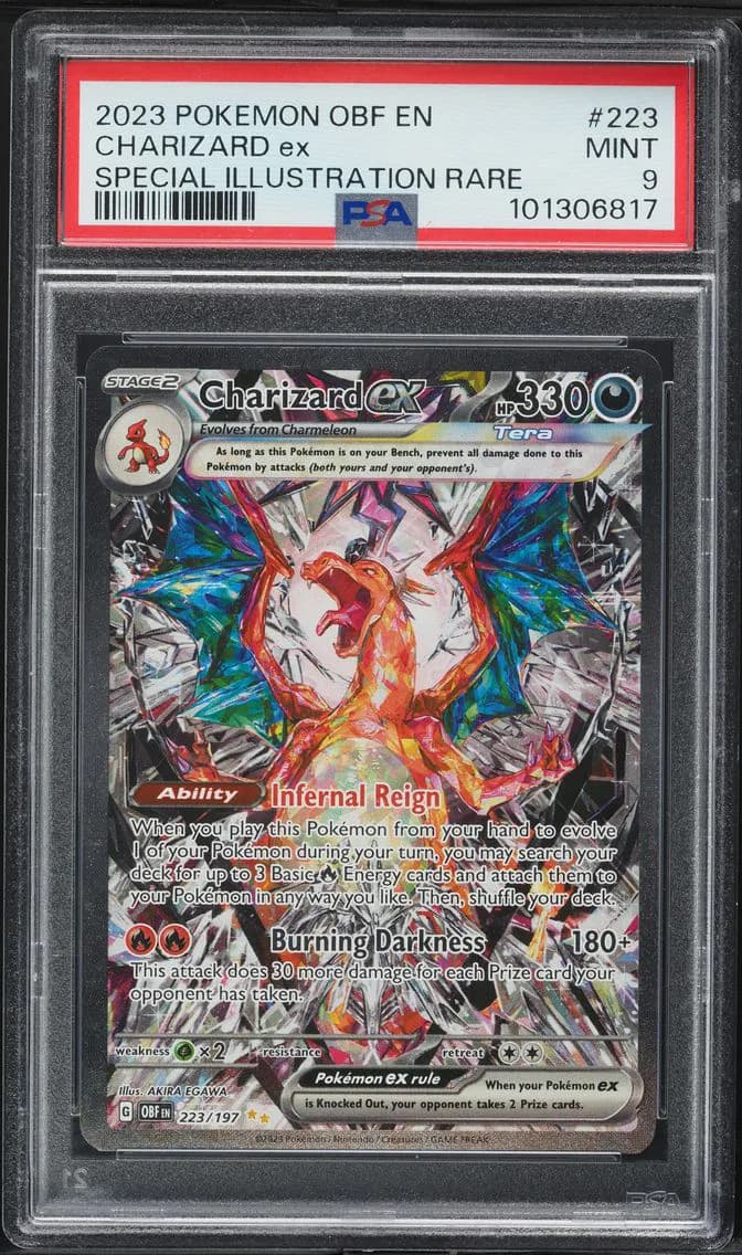 Charizard ex slab