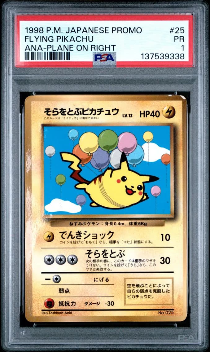 Flying Pikachu slab