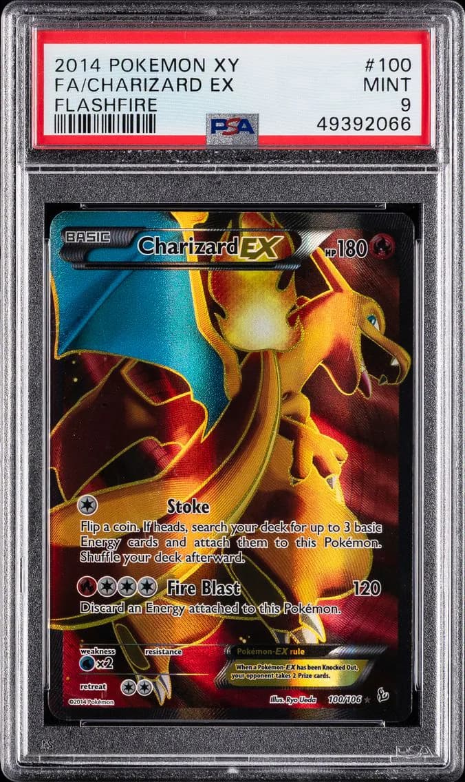 Charizard-EX slab