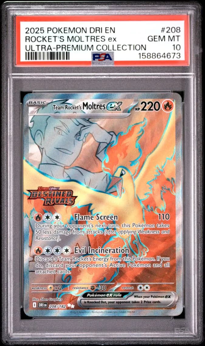 Team Rocket's Moltres ex slab
