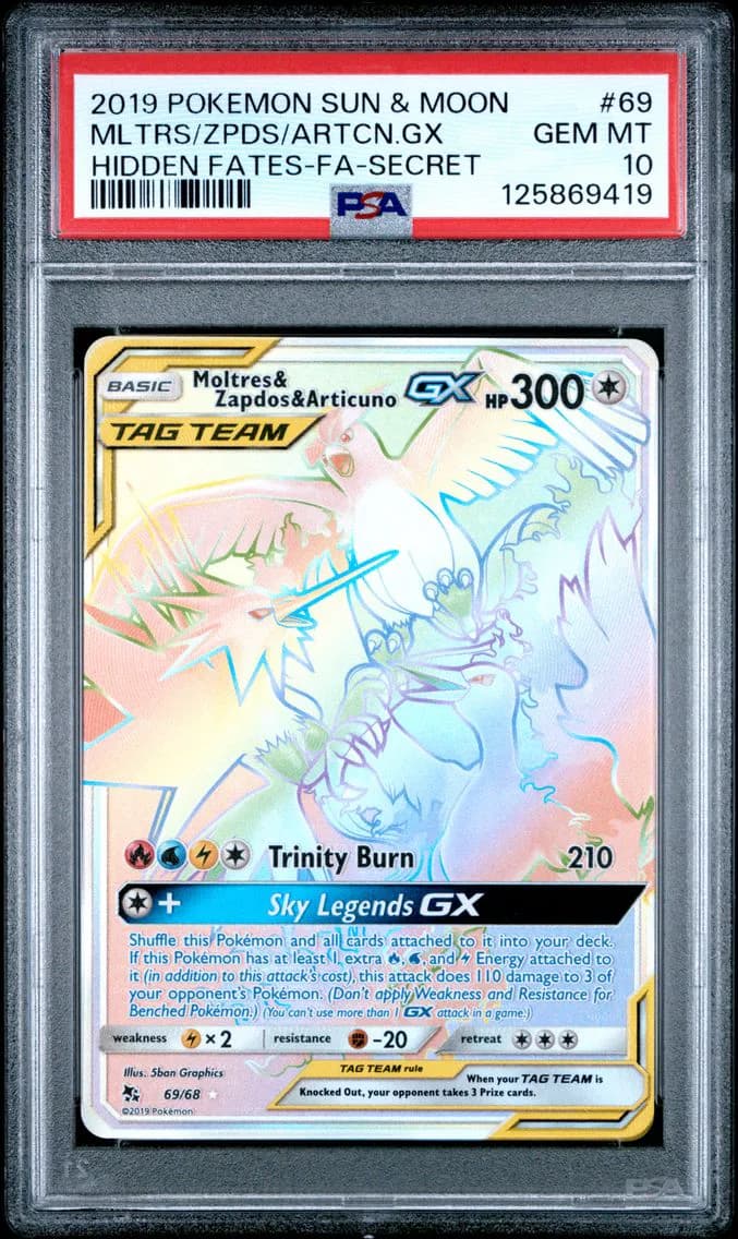 Moltres & Zapdos & Articuno-GX slab