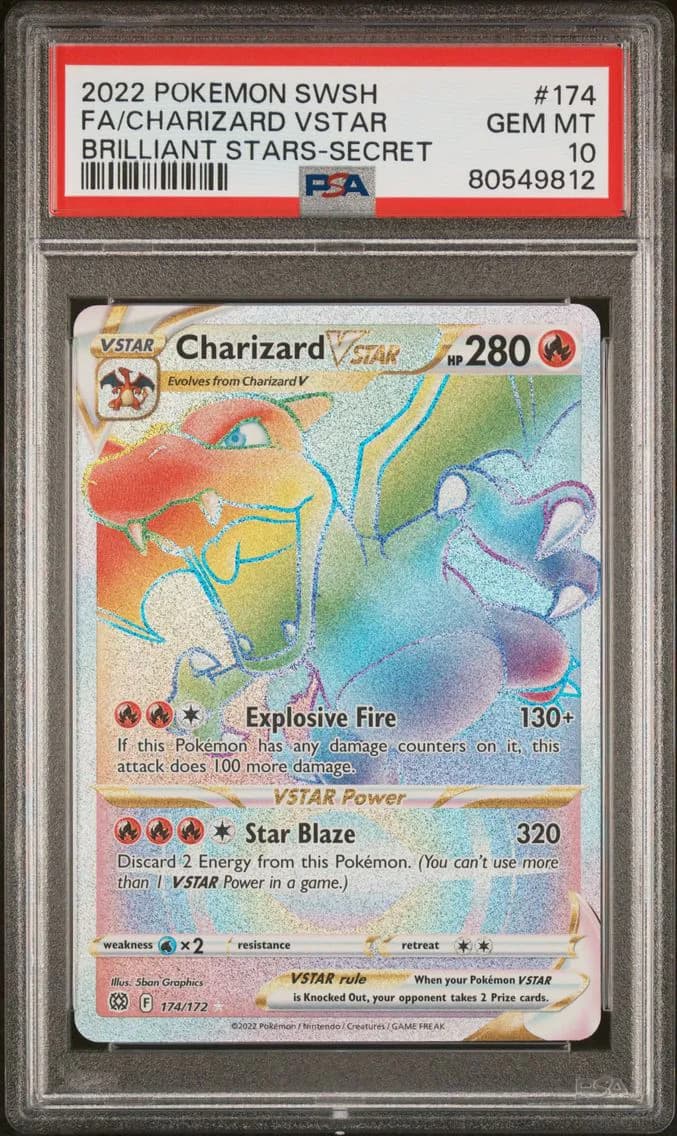 Charizard VSTAR slab