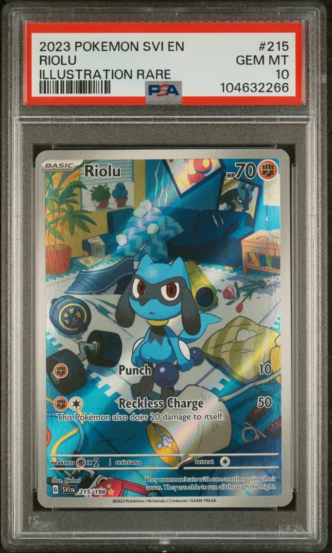 2023 #215 Riolu PSA 10 Svi EN-Scarlet & Violet