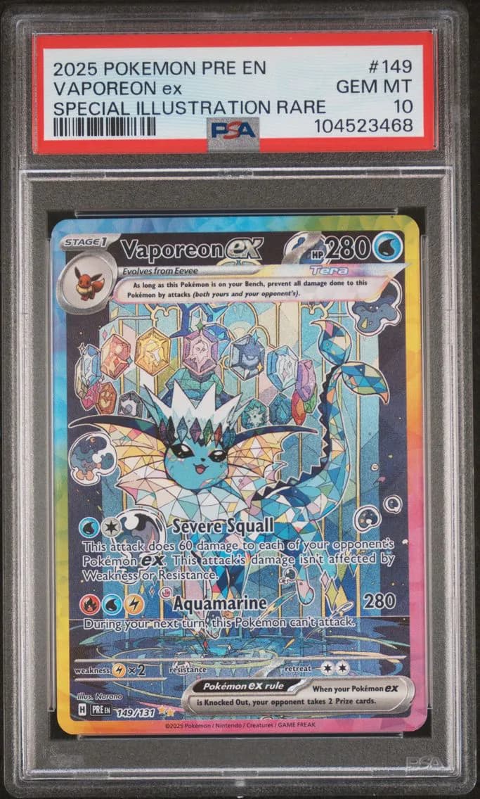 Vaporeon ex slab