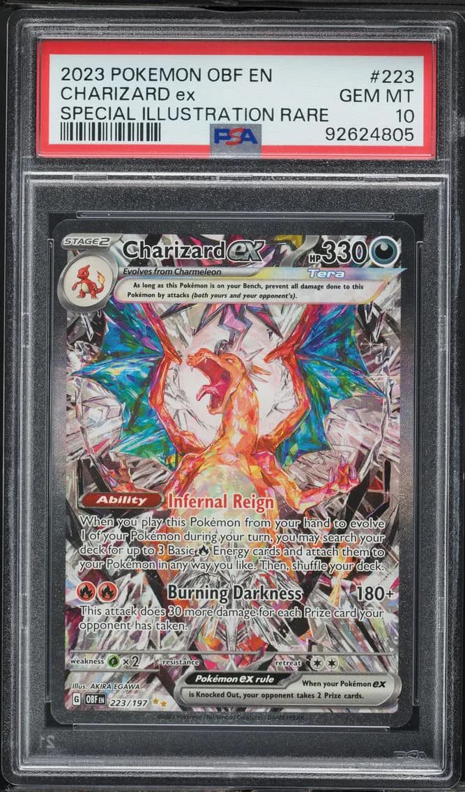 Charizard ex slab