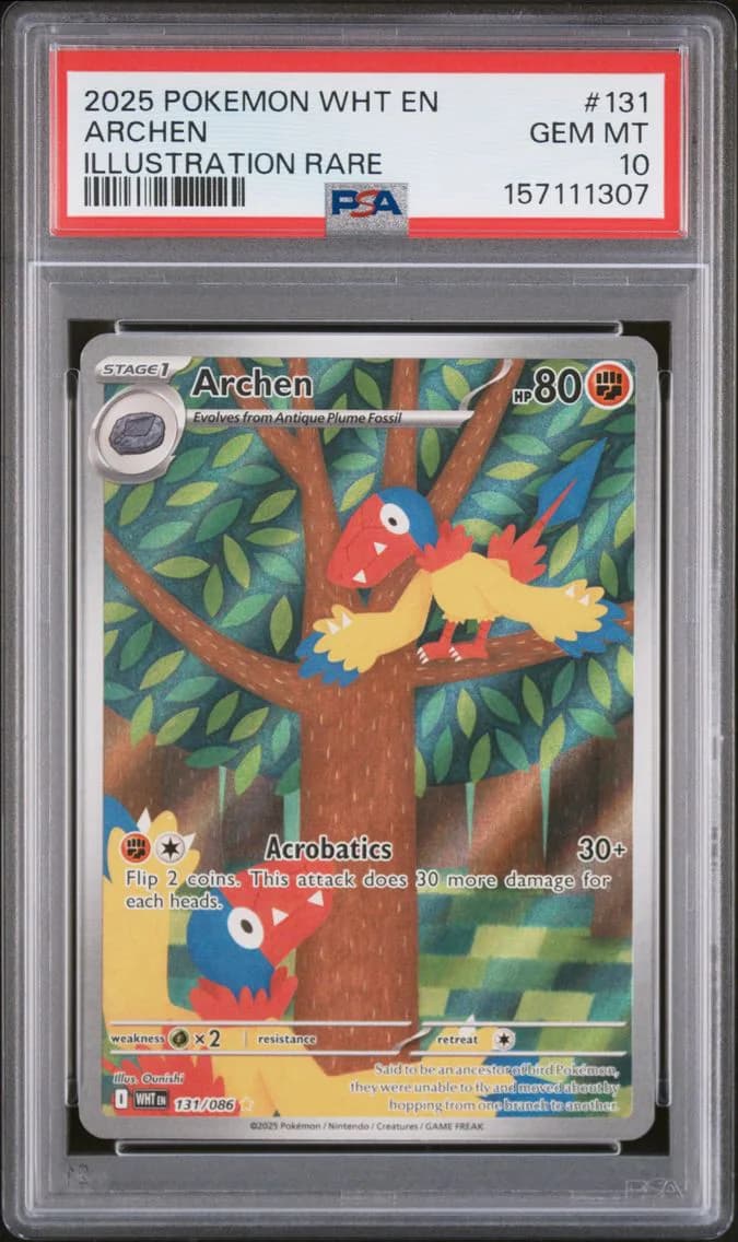 2025 #131 Archen PSA 10 Wht EN-White Flare