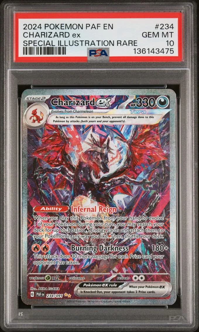 Charizard ex slab