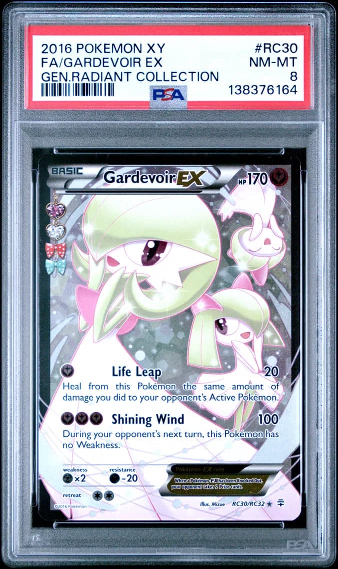 2016 #RC30 Full Art/Gardevoir EX PSA 8 XY Generations Radiant Collection
