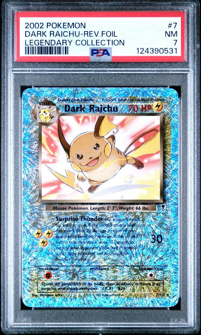 Dark Raichu slab