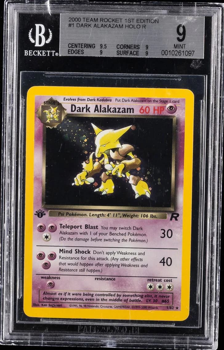 Dark Alakazam slab