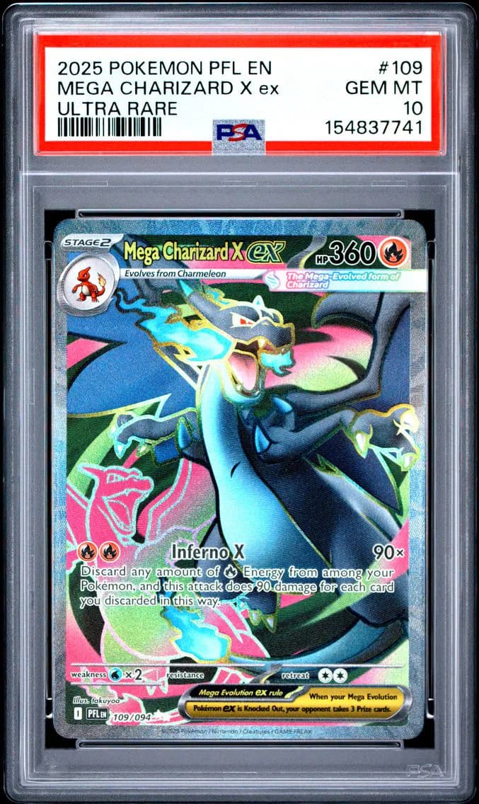 Mega Charizard X ex slab