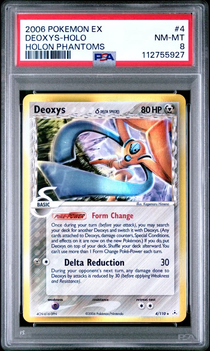 2006 #4 Deoxys-Holo PSA 8 EX Holon Phantoms